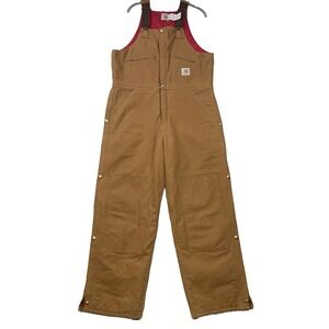 Carhartt Brown Bib Overalls